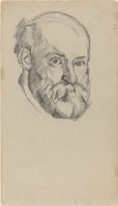 Önarckép [recto], c. 18801882. alkotó: Paul Cézanne