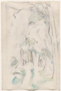 Nyom az erdőben alkotó: Paul Cézanne