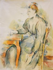 Ülő nő (Mme Cézanne) alkotó: Paul Cézanne
