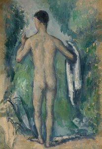 Álló fürdőző, hátulról nézve, 187982. alkotó: Paul Cézanne