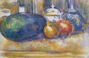 Csendélet görögdinnyével és gránátalmával, 1900-1906. alkotó: Paul Cézanne
