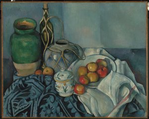 Csendélet almával alkotó: Paul Cézanne