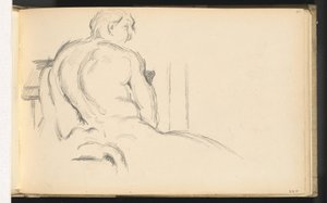 Tanulmány Puget "Hercules Resting" című művéről alkotó: Paul Cézanne