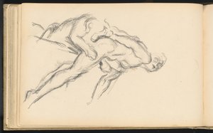 Puget „Milo of Crotona” című művének tanulmányozása alkotó: Paul Cézanne