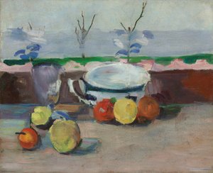 Pohár, pohár és gyümölcs, III, 1877 körül (olaj, vászon) alkotó: Paul Cézanne