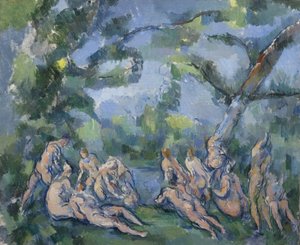 A fürdőzők, 1899-1904 alkotó: Paul Cézanne