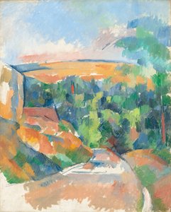 Az út kanyarja alkotó: Paul Cézanne