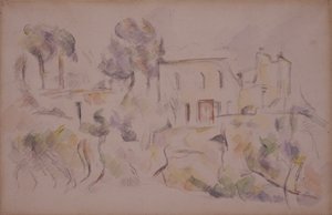 The Coach House (The Shed at Château Noir) alkotó: Paul Cézanne