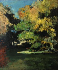The Glade, 1867 körül alkotó: Paul Cézanne