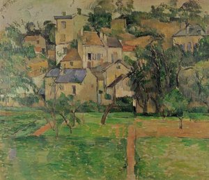 A pontoise-i Ermitázs, 1884 alkotó: Paul Cézanne