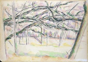 A gyümölcsös, 1895 körül alkotó: Paul Cézanne