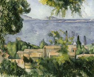 Az l"Estaque háztetői, 1883-85 alkotó: Paul Cézanne