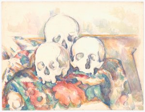 A három koponya alkotó: Paul Cézanne