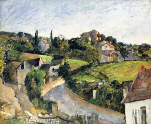 A kanyargós út, 1877 körül alkotó: Paul Cézanne