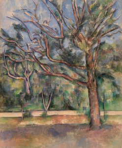 Fák és út (Arbres et route) alkotó: Paul Cézanne