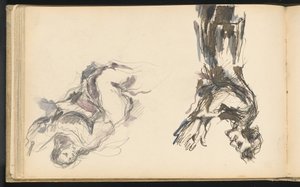 Victor Chocquet és egy angyal a Delacroix apoteózisához alkotó: Paul Cézanne