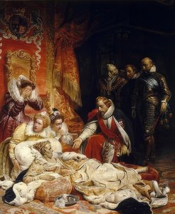 I. Erzsébet angol királynő halála. 1828