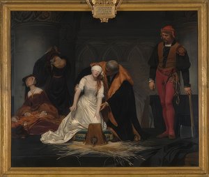 Lady Jane Gray kivégzése. 1833