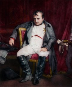Napóleon Fontainebleau-ban az első lemondásakor – 1814. március 31., 1845.
