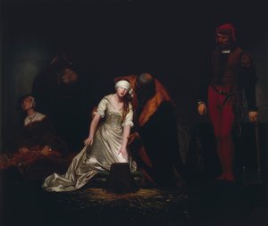 "Lady Jane Grey kivégzése", 1834.