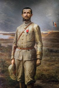 „Marchand parancsnok” című festmény részlete (Jean Baptiste – Jean-Baptiste Marchand