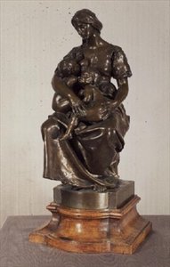 Jótékonyság (bronz) alkotó: Paul Dubois