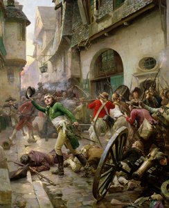 Henri de La Rochejaquelein (1772-94) a cholet-i csatában, 1793. október 17-én