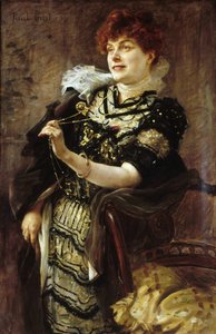Daniel Lesueur portréja 1860-1921, 1896 körül.