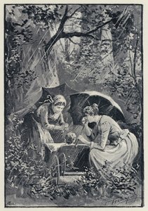 Illusztráció Anna Kareninához: A vihar a Kolok-erdőben (litho)