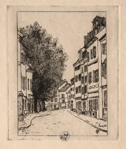 Hat rézkarc: Notre Dame, Pontoise