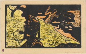 Auti te Pape (Nők a folyónál) alkotó: Paul Gauguin