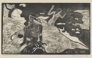 Auti te Pape (Nők a folyónál) alkotó: Paul Gauguin