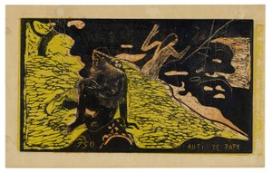 Auti te pape (Nők a folyónál), a Noa Noa lakosztályból alkotó: Paul Gauguin