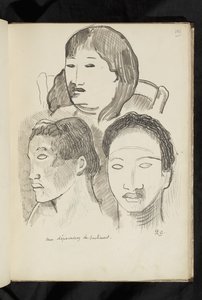 Előtte és utána - rajz "Nem mentes érzés" alkotó: Paul Gauguin
