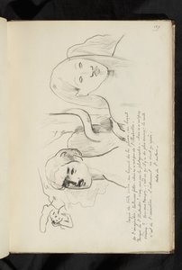 Avant et après - Ádám és Éva szövege és rajza a mögöttük lévő fa körül tekergő kígyóval alkotó: Paul Gauguin