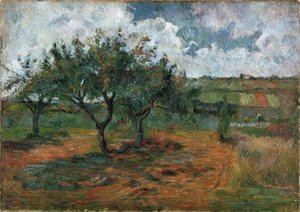 Virágzó almafák alkotó: Paul Gauguin
