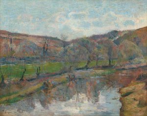 Bretagne-i táj, 1888. alkotó: Paul Gauguin