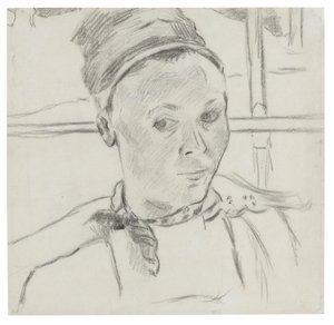Fiatal breton nő mellszobra (valószínűleg Marie Lagadu) alkotó: Paul Gauguin