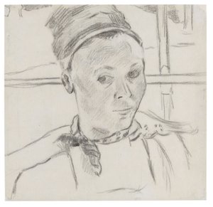 Egy fiatal breton nő mellszobra (talán Marie Lagadu) alkotó: Paul Gauguin