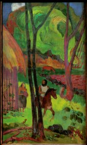 Lovag a tér előtt alkotó: Paul Gauguin
