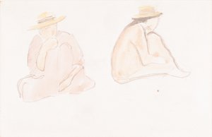 Tahiti vázlatok alkotó: Paul Gauguin