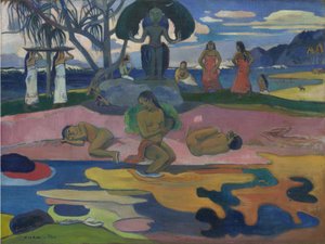 Isten napja (Mahana no Atua) 1894 (olaj, vászon) alkotó: Paul Gauguin