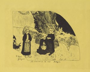 A tenger drámái: Bretagne, 1889 alkotó: Paul Gauguin