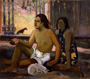 Nem működik Nem működik. Tahitiak egy szobában, 1896. alkotó: Paul Gauguin