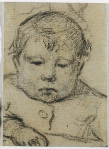 Emil Gauguin gyerekként, jobb kéz előre alkotó: Paul Gauguin