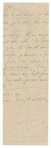 Hosszú felirat töredéke alkotó: Paul Gauguin
