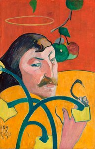 Francia: Autoportrait-charge, ou Autoportrait au nimbe Önarckép glóriával alkotó: Paul Gauguin