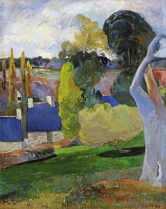 Franciául:  A Farm in Bretagne II alkotó: Paul Gauguin
