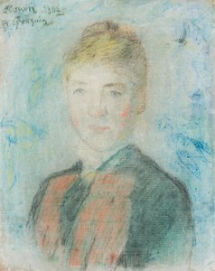 Franciául:  Manthey Mlle S. Manthey, Portrait de Sophie Margrethe Manthey Mlle S. Manthey alkotó: Paul Gauguin