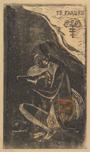 Here We Make Love Te Faruru, a Noa Noa illattól, 1893-94. alkotó: Paul Gauguin